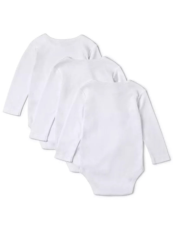 Pack of 3 Rompers- White