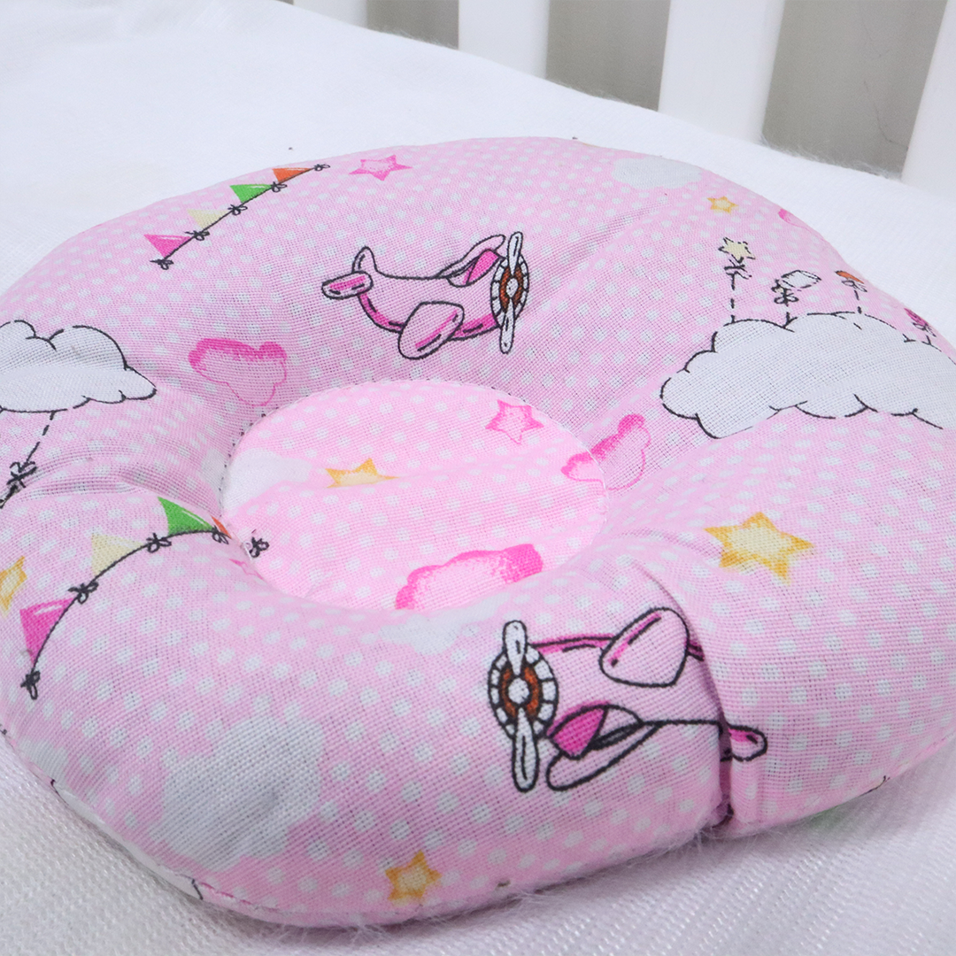 Baby Pillow Set 3 Pcs-Pink