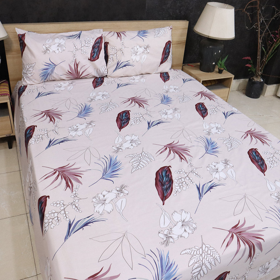 Bed Sheet Fantasy King Bed-Dusky Flora