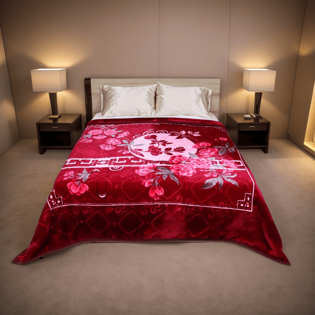 Empire King Bed 6 KG Blanket-Ruby Velvet