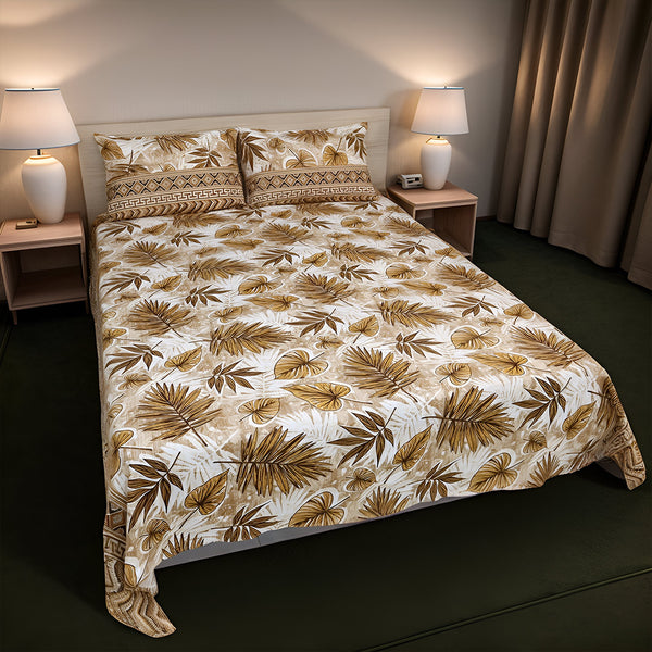Bed Sheet Fantasy King Bed-Sand Dune Florals