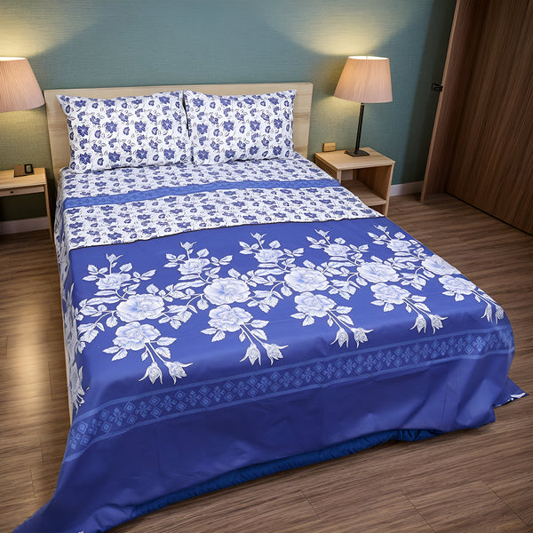 Bed Sheet Fantasy King Bed-Royal Blue