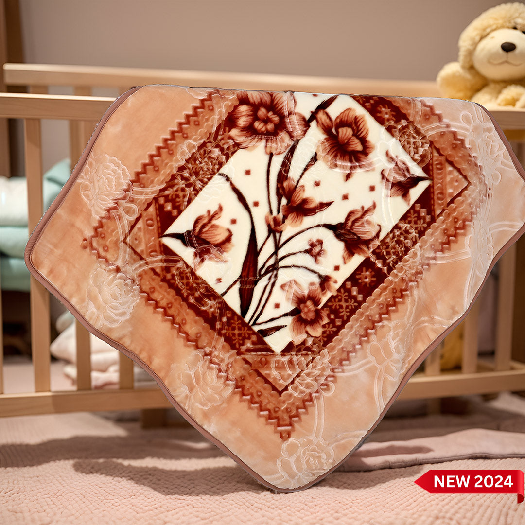 Royal Smart Baby Blanket Embossed-Fawn