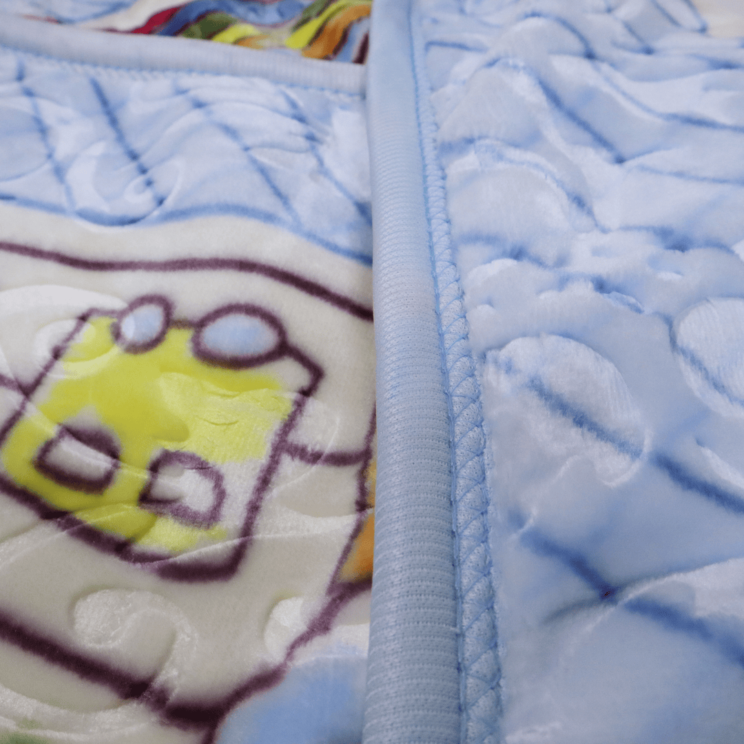 Hooded Baby Blanket- Tiny Tots Hood - Sea Breeze