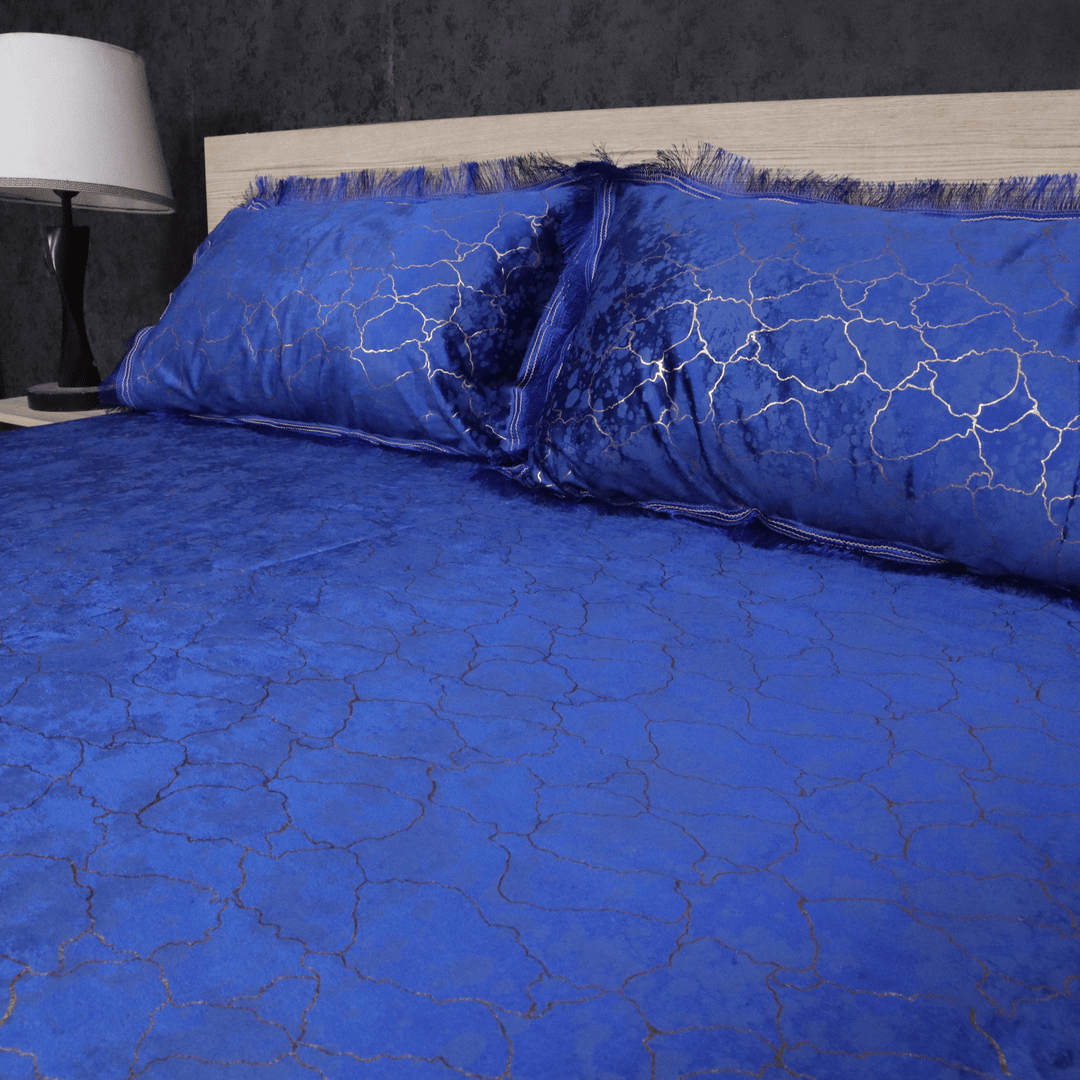 Regal Decor Bed Set Royal Blue