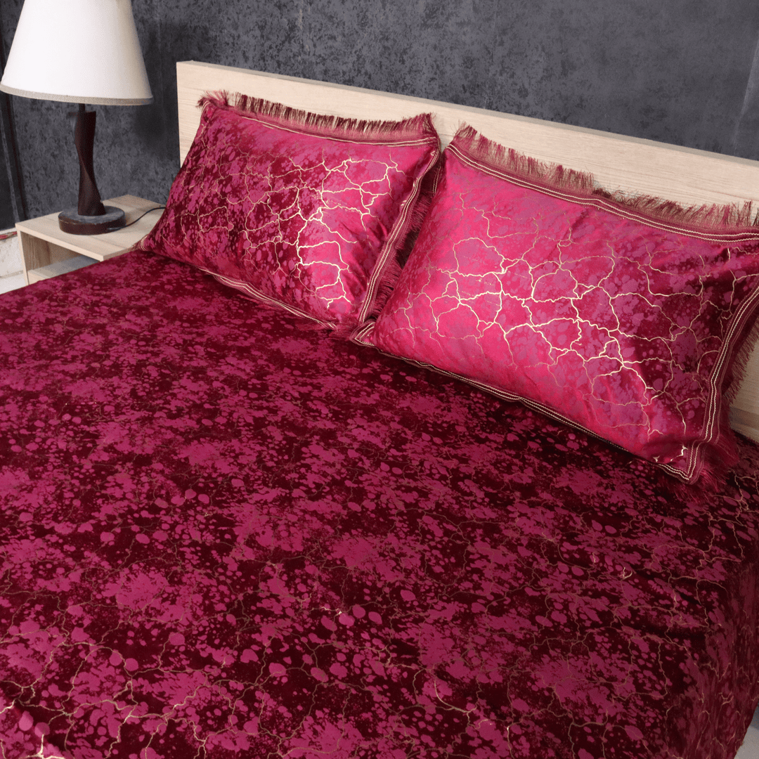 Regal Decor Bed Set Deep Pink