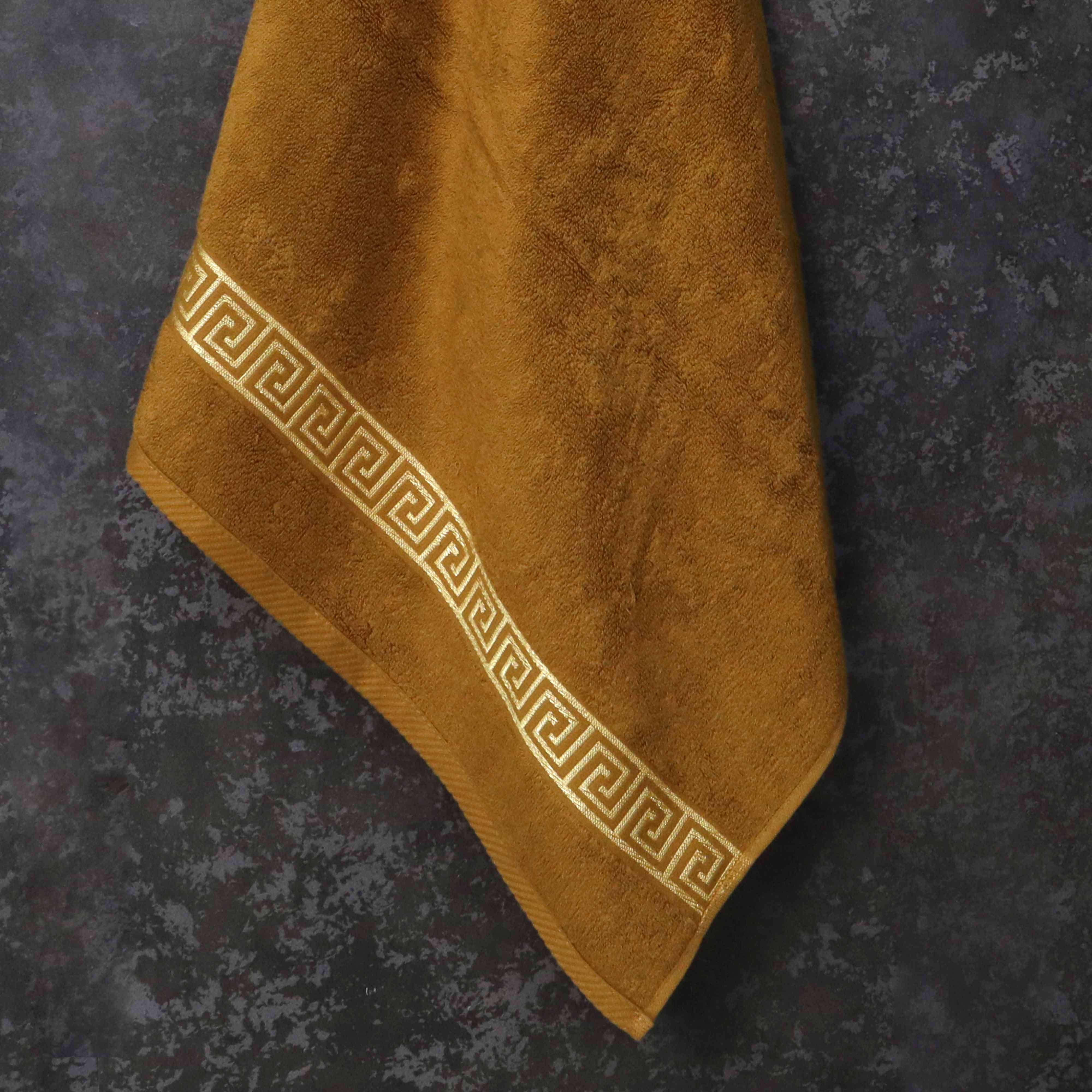 Premium Cotton Towel-Light Brown