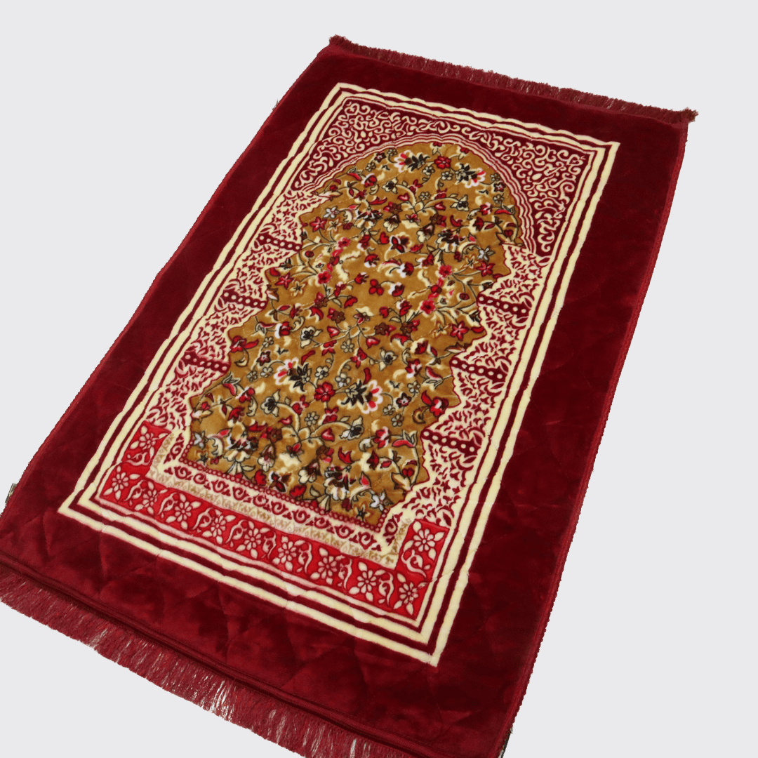 Mughal Janamaz Printed Prayer Mat-Mystic