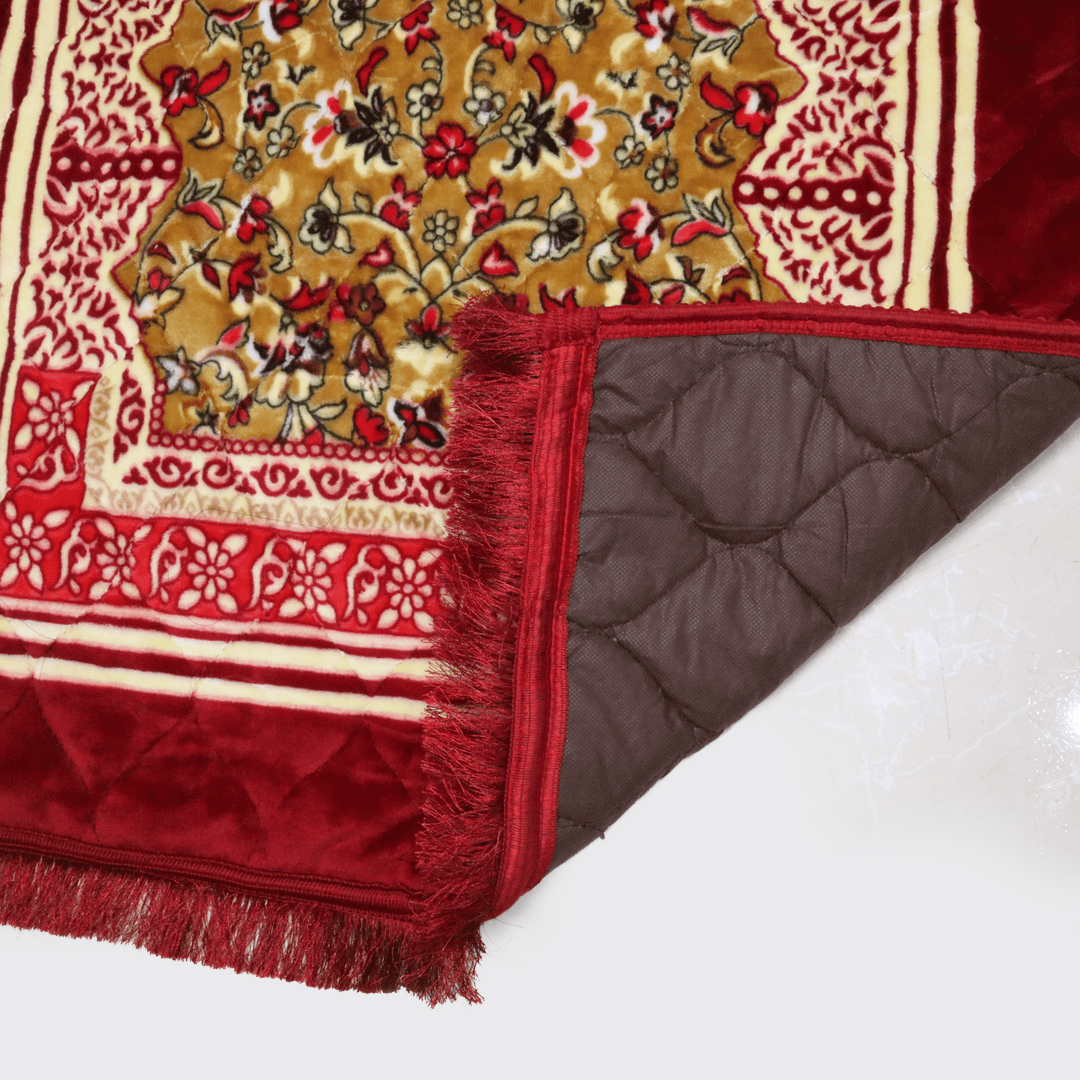 Mughal Janamaz Printed Prayer Mat-Mystic