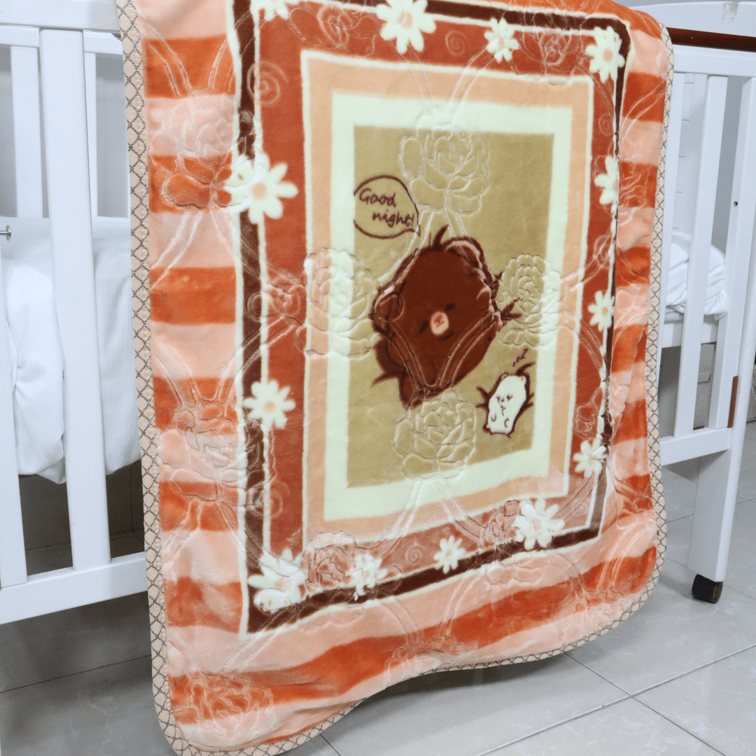 Tiny Tots Cot Baby Blanket-Maple