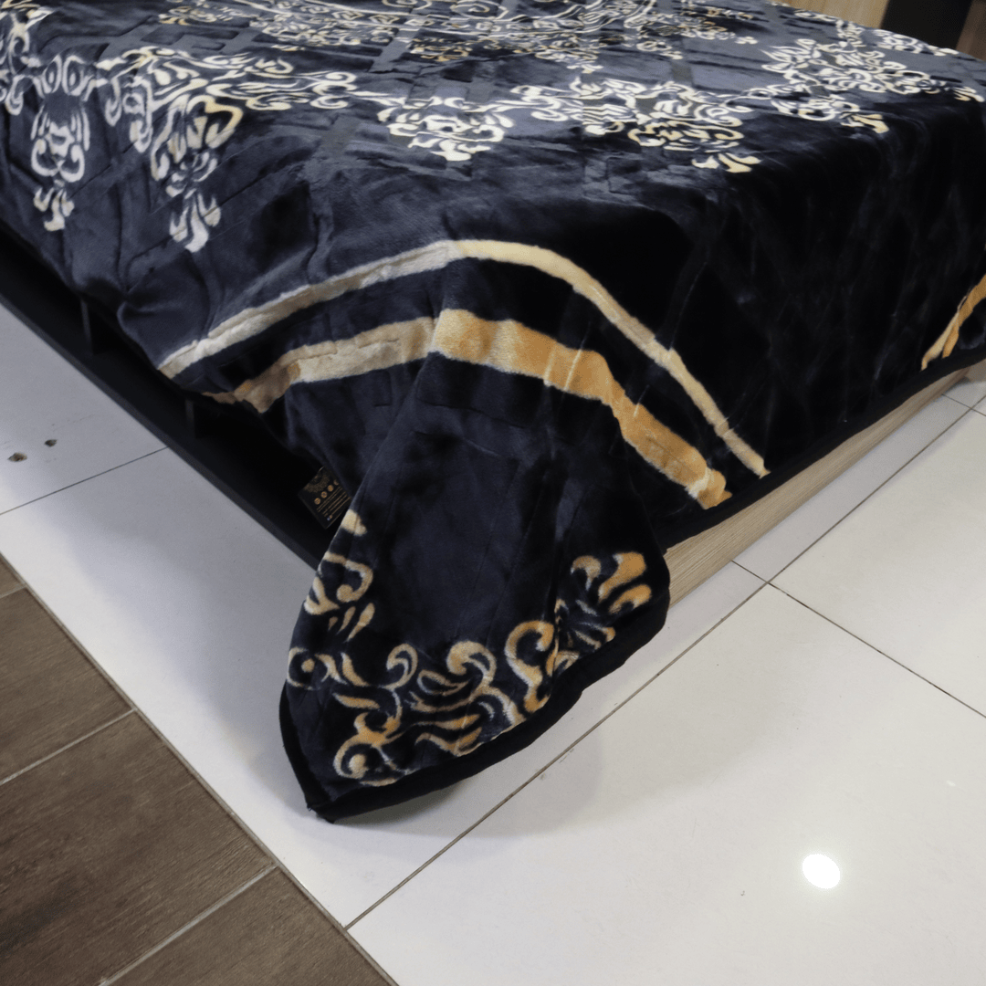 Emperor Single Bed Blanket Black