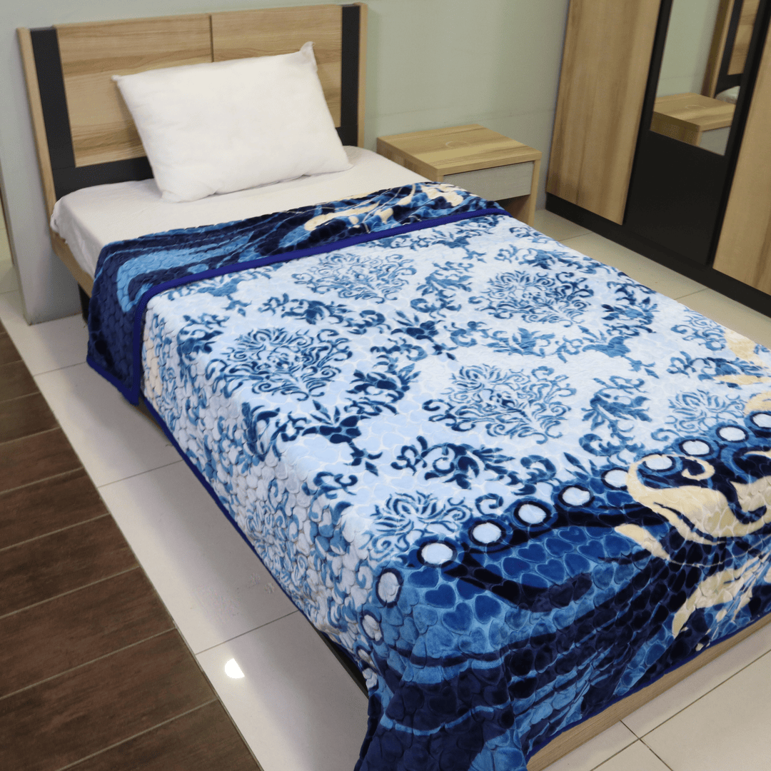 Emperor Single Bed Blanket Sapphire