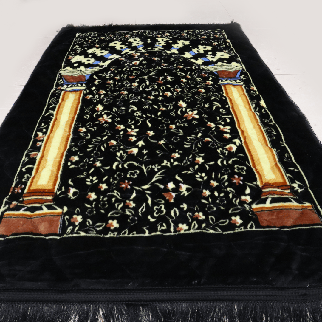 Mughal Janamaz Printed Prayer Mat- Nightfall