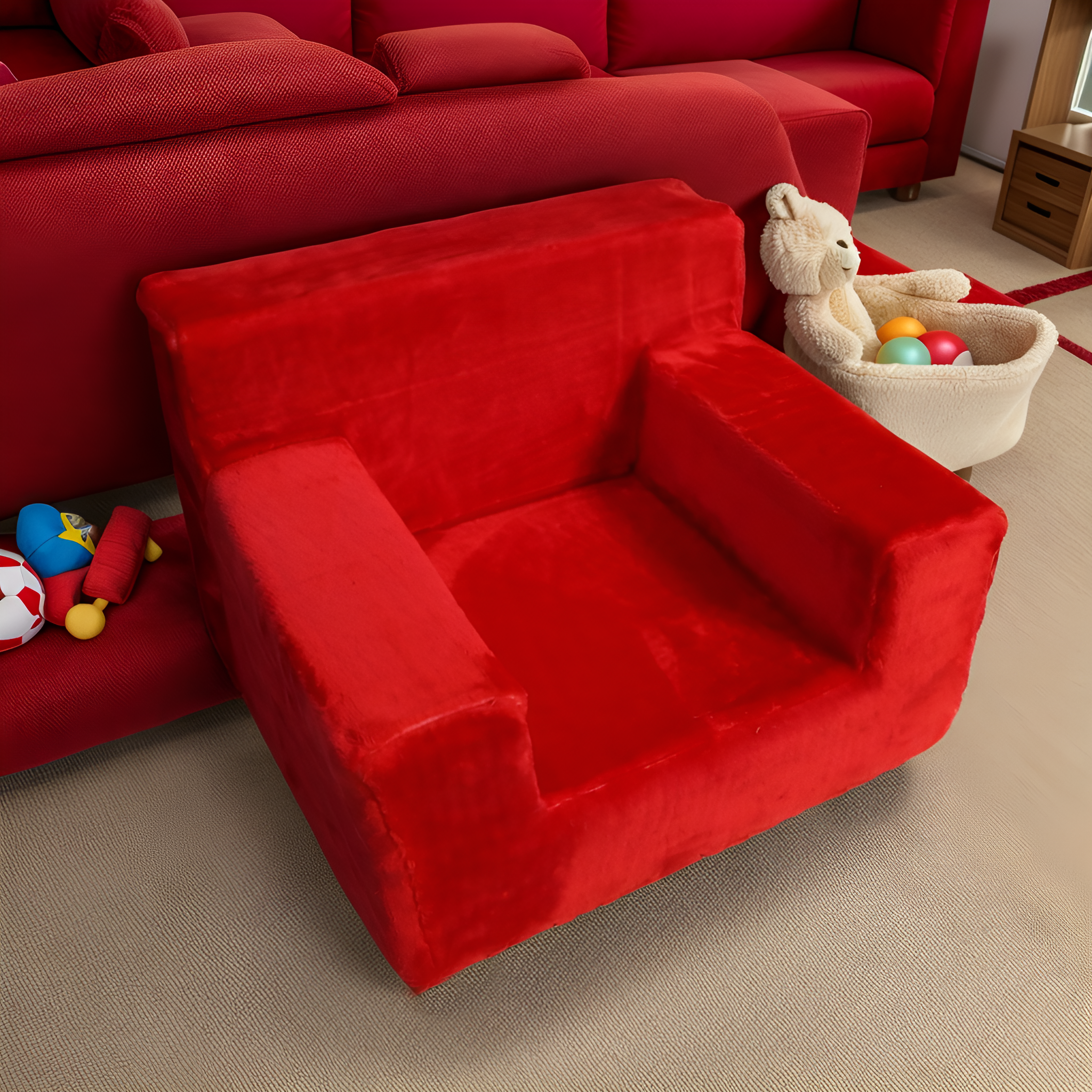 Baby Sofa - Red