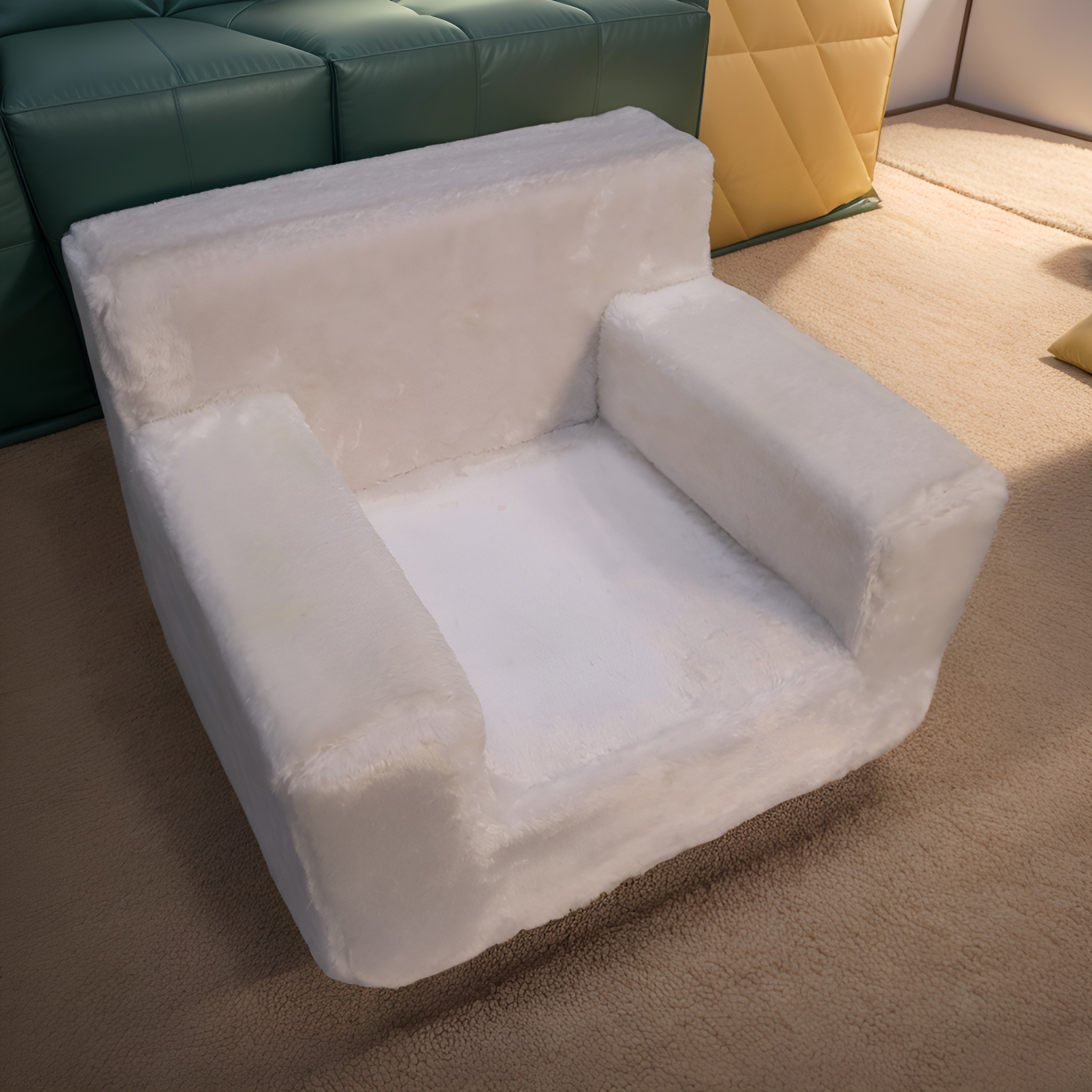 Baby Sofa - White Color