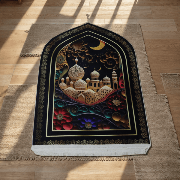 3D Janamaz Prayer Mat-Majestic