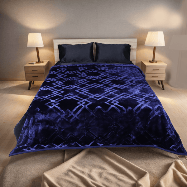 Moonlight Cloudy Bed Blanket-Twilight