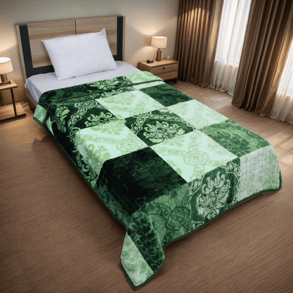 Emperor Single Bed Blanket Evergreen Meadow