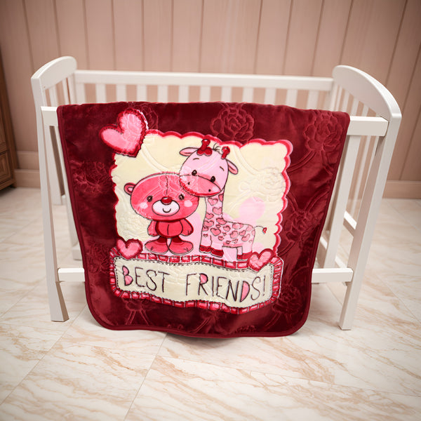 Baby Blanket Royal Embossed Best Friend