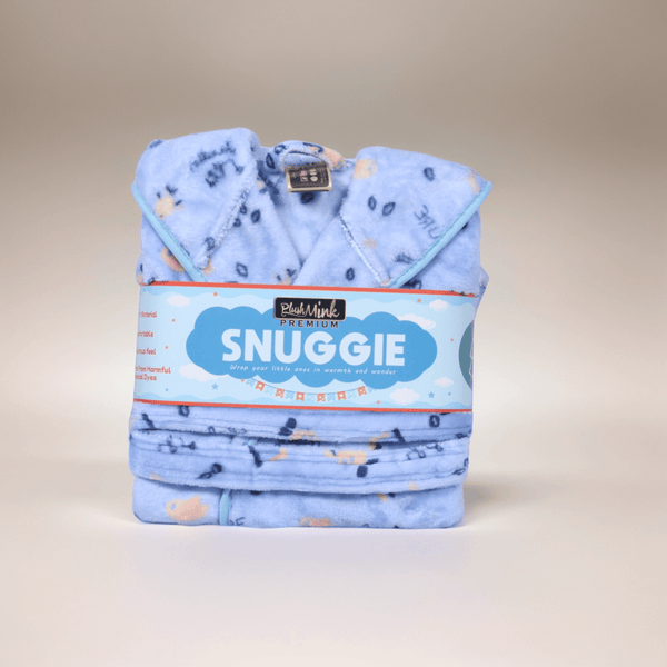 Snuggies Lounge Gown Blanket- Blue