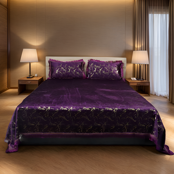 Regal Decor Bed Set Purple